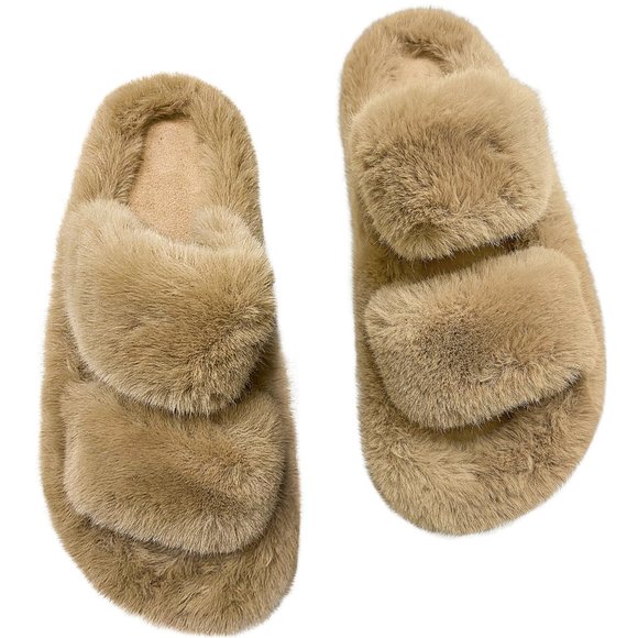 B. Encore Slippers for Woman. Soft Indoor Outdoor Open Toe Winter Slippers - Picture 4 of 5
